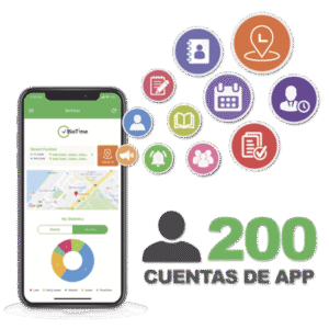 Licencia para realizar checadas de asistencia desde Smartphone (APP) con envío de fotografía y ubicación por GPS / Compatible con BIOTIMEPRO / Licencia para 200 usuario Licencia para realizar checadas de asistencia desde Smartphone (APP) con envío de fotografía y ubicación por GPS / Compatible con BIOTIMEPRO / Licencia para 200 usuario