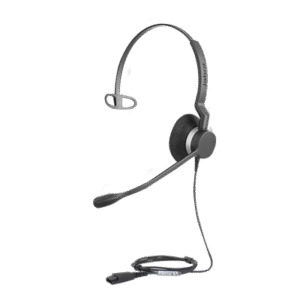 Jabra Biz 2300 Mono con conexión QD, resistente para contact center con brazo articulado con giro de 360º (2303-820-105)