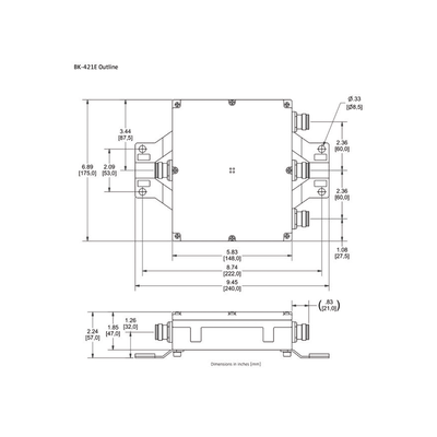 TRIPLEXOR 700+850/PCS+AWS/WCS+BRS 250W -161dBc 4.3-10 IP67 . TRIPLEXOR 700+850/PCS+AWS/WCS+BRS 250W -161dBc 4.3-10 IP67 .