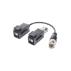 Kit de Transceptor (Balluns) TURBOHD con Boton Push / Hasta 8 MP (4K) / 100% Cobre / Soporta HD-TVI / AHD / CVI / CVBS / Audio por Coaxitron / Datos para Menu de Configurar de Cámaras