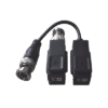 Kit de Transceptor (Balluns) TURBOHD con Boton Push / Hasta 8 MP (4K) / 100% Cobre / Soporta HD-TVI / AHD / CVI / CVBS / Audio por Coaxitron / Datos para Menu de Configurar de Cámaras