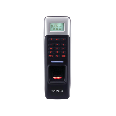 BioLite Net Lector de Huella con Teclado y Proximidad (13.56MHz Mifare/DesFire) Protección IP65 / Uso con BioStar 2 BioLite Net Lector de Huella con Teclado y Proximidad (13.56MHz Mifare/DesFire) Protección IP65 / Uso con BioStar 2