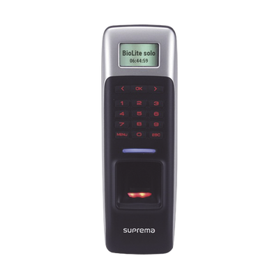BioLite Lector de Huella y Teclado / Standalone / Diseño Compacto y Elegante / Protección IP65 BioLite Lector de Huella y Teclado / Standalone / Diseño Compacto y Elegante / Protección IP65