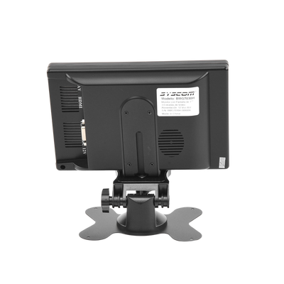 Monitor 7" TFT-LCD ideal para colocar en vehículos o DVR/NVR. Entradas de video HDMI, VGA y RCA (CVBS) Monitor 7" TFT-LCD ideal para colocar en vehículos o DVR/NVR. Entradas de video HDMI, VGA y RCA (CVBS)