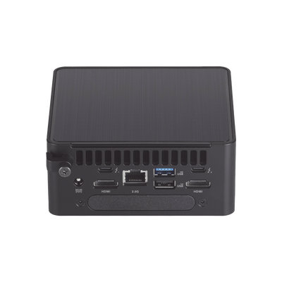 NUC / Asus / Mini PC Performance / Core i3 / 14a Generación / 1 X HDMI / 3 X USB / 1 X USB-C / WiFi 6 / Bluetooth / Memoria RAM, S.O y SSD o HDD No Incluido / Incluye Fuente NUC / Asus / Mini PC Performance / Core i3 / 14a Generación / 1 X HDMI / 3 X USB / 1 X USB-C / WiFi 6 / Bluetooth / Memoria RAM, S.O y SSD o HDD No Incluido / Incluye Fuente