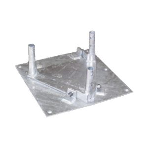 Base para Torre con Tramo 25G para Instalación en Concreto con Accesorio Abatible. Base para Torre con Tramo 25G para Instalación en Concreto con Accesorio Abatible.