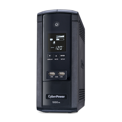 UPS de 1000 VA/600 W, Topología Línea Interactiva, Entrada 120 Vca NEMA 5-15P, Tipo Torre, Con 10 Tomas NEMA 5-15R, 5 años de garantía