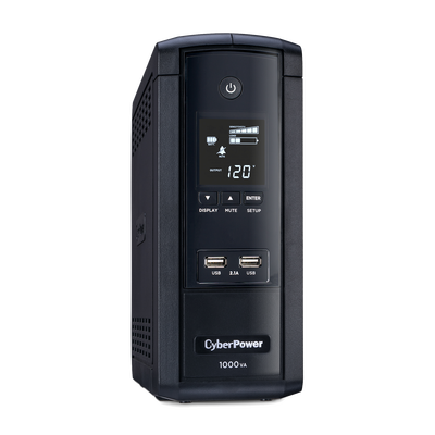 UPS de 1000 VA/600 W, Topología Línea Interactiva, Entrada 120 Vca NEMA 5-15P, Tipo Torre, Con 10 Tomas NEMA 5-15R, 5 años de garantía