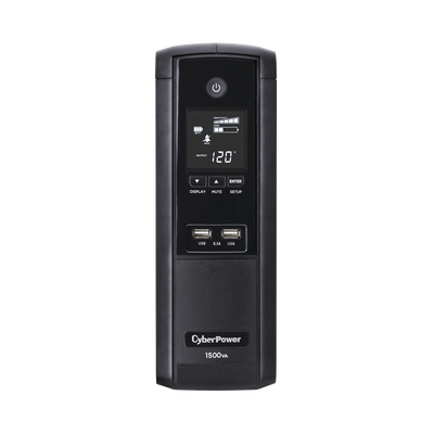 UPS de 1500 VA/900 W, Topología Línea Interactiva, Entrada 120 Vca NEMA 5-15P, Tipo Torre, Con 12 Tomas NEMA 5-15R, 5 años de garantía UPS de 1500 VA/900 W, Topología Línea Interactiva, Entrada 120 Vca NEMA 5-15P, Tipo Torre, Con 12 Tomas NEMA 5-15R, 5 años de garantía