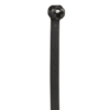Cincho de Nylon 6.6 Dome-Top®, Con Lengüeta de Bloqueo de Acero Inoxidable, 203 mm largo x 4.7mm ancho, Color Negro, Exterior Resistente a Rayos UV, Paquete de 1000pz