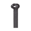 Cincho de Nylon 6.6 Dome-Top®, Con Lengüeta de Bloqueo de Acero Inoxidable, 620 mm largo x 7mm ancho, Color Negro, Exterior Resistente a Rayos UV, Paquete de 100pz