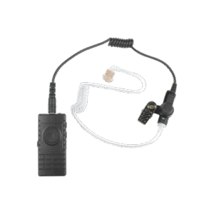 PTT inalámbrico con tubo acústico para radios Icom con Bluetooth interconstruido