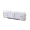PIR de doble cobertura, ideal para lugares angostos, fachadas o generar bardas virtuales hasta 24 metros