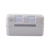Detector de movimiento inalámbrico de doble cobertura, ideal para lugares angostos, fachadas o generar bardas virtuales hasta 24 metros