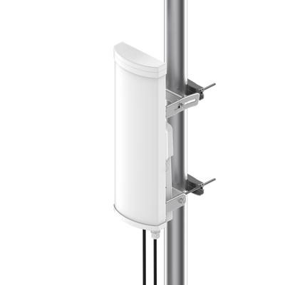 Antena sectorial de 90 grados, 18 dBi, 5.9-7.1 GHz, MU-MIMO 4x4, incluye kit de montaje para EPMP4600