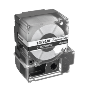 Casete de 125 Etiquetas no Adhesivas, Para Placas de Pared Face Plate, Identificación de 1 Puerto, Color Blanco Casete de 125 Etiquetas no Adhesivas, Para Placas de Pared Face Plate, Identificación de 1 Puerto, Color Blanco