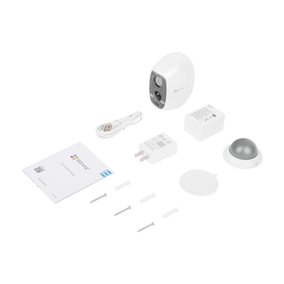 Cámara IP Wi-Fi / Con Batería Recargable (Cero Cables) / 2 Megapíxel / Sensor PIR / Uso en Exterior Con Protección / Grabación en la Nube / Ranura Para microSD
