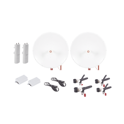 Kit completo de radio C5C con Antena TXP4865D34DP de 34 dBi, Frecuencia (4.9-6.5 GHz), para hasta 65 km, PoE, cable de alimentación y Jumpers Incluidos Kit completo de radio C5C con Antena TXP4865D34DP de 34 dBi, Frecuencia (4.9-6.5 GHz), para hasta 65 km, PoE, cable de alimentación y Jumpers Incluidos