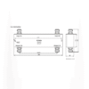 Acoplador hibrido 2x2 350-2700MHz 200W -161dBc tipo N 4.3 -10 IP65