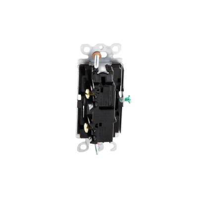 Switch un solo polo 15 Amp negro nigth