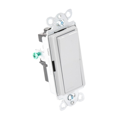 Switch un solo polo 15 Amp GRIS