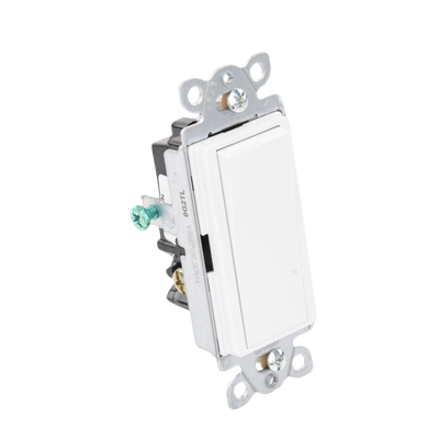 Interruptor Claro, 3 Hilos, 15A, Color Blanco
