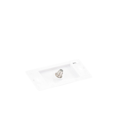 Adaptador de cable coaxial, de pared para cable de TV.