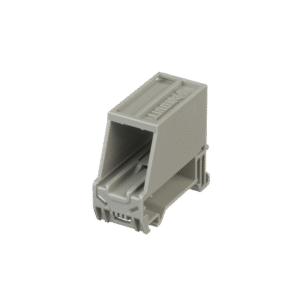 Adaptador de 1 Puerto, Para Conectores Tipo Mini-Com, Blindado, Montaje en Riel Din Estándar de 35mm, Color Gris Internacional Adaptador de 1 Puerto, Para Conectores Tipo Mini-Com, Blindado, Montaje en Riel Din Estándar de 35mm, Color Gris Internacional