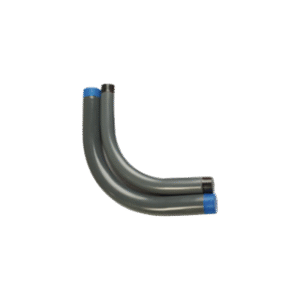 Codo Conduit Rígido de Aluminio de 2" (50.8 mm) con Recubrimiento de PVC.