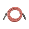 Cable Fotovoltaico, 2.5 m, Rojo, Calibre 10 AWG con Terminal MC4-M en Ambos Extremos