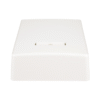 Caja de Montaje en Superficie, Con Accesorio para Resguardo de Fibra Óptica, Para 12 Módulos Mini-Com, Color Blanco Mate