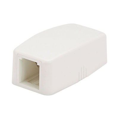 Caja de Montaje en Superficie, Para 1 Módulo Mini-Com, Color Blanco Mate Caja de Montaje en Superficie, Para 1 Módulo Mini-Com, Color Blanco Mate