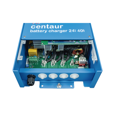 Centaur 24/40 / Cargador de Baterías 24V, 40A / Para Ambientes Marinos y Terrestres. / Bancos de 160 a 400 Ah