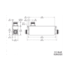 Acoplador direccional 15dB 617-5925MHz 300W-161dBc 4.3-10 IP67 Acoplador direccional 15dB 617-5925MHz 300W-161dBc 4.3-10 IP67