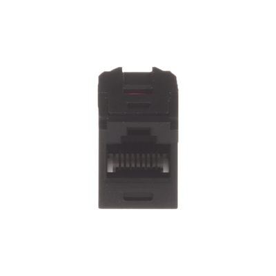 Módulo Acoplador RJ45 a RJ45, Mini-Com, Categoría 6, Color Negro