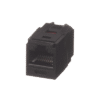 Módulo Acoplador RJ45 a RJ45, Mini-Com, Categoría 6, Color Negro
