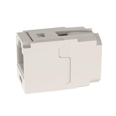Módulo Acoplador RJ45 a RJ45, Mini-Com, Categoría 6, Color Blanco Mate Módulo Acoplador RJ45 a RJ45, Mini-Com, Categoría 6, Color Blanco Mate