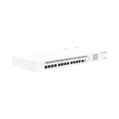 Cloud Core Router, CPU 16 Núcleos, Throughput 17.8Mpps/12Gbps, 12 Puertos Gigabit Ethernet, 2 GB Memoria