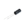 Capacitor Electrolítico en Aluminio, Radial de 220 µFd, 16 Vcc, 105 °C, 6.3 x 11 mm. Capacitor Electrolítico en Aluminio, Radial de 220 µFd, 16 Vcc, 105 °C, 6.3 x 11 mm.