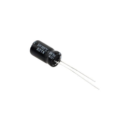 Capacitor Electrolítico en Aluminio, Radial de 220 µFd, 16 Vcc, 105 °C, 6.3 x 11 mm. Capacitor Electrolítico en Aluminio, Radial de 220 µFd, 16 Vcc, 105 °C, 6.3 x 11 mm.