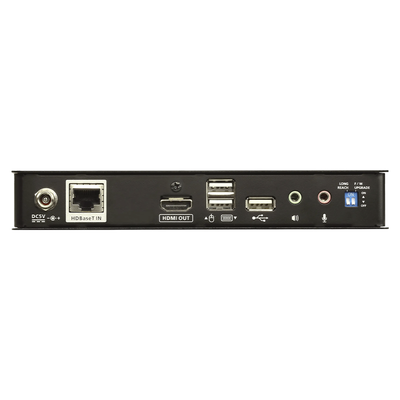 Kit Extensor KVM | 100m | Conector HDMI | HDBaseT™ | Resolución 4K | USB 2.0 | Audio Estéreo Kit Extensor KVM | 100m | Conector HDMI | HDBaseT™ | Resolución 4K | USB 2.0 | Audio Estéreo