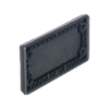 Pasacables Rectangular de Membrana, IP66, 3.39" x 1.42", 12 orificios, para Cables no Terminados. Color Negro