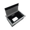 Caja universal vacía de 1 módulo para instalación en escritorio (voz, datos, vídeo, contactos eléctricos), (No incluye accesorios) Caja universal vacía de 1 módulo para instalación en escritorio (voz, datos, vídeo, contactos eléctricos), (No incluye accesorios)