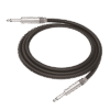 Cable de Audio | Plug 1/4 in a Plug 1/4 in Mono | Carcasa Cromada | Conectores Seetronic | Ideal para Instrumentos | Longitud 3m