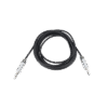 Cable de Audio | Plug 1/4 in a Plug 1/4 in Mono | Carcasa Cromada | Conectores Seetronic | Ideal para Instrumentos | Longitud 5m
