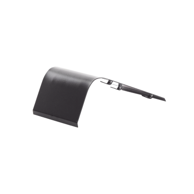 Bajada para cable de 100 mm de ancho, con baño de pintura epóxica en color NEGRO