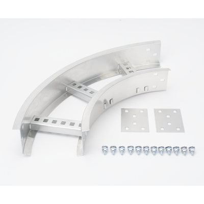 Curva Horizontal de Aluminio de 90° Perfil Z / Peralte 3 1/4" / Ancho 6" / Radio 8" / Incluye Tornillería (CHC90EZ314R8X6AK) Curva Horizontal de Aluminio de 90° Perfil Z / Peralte 3 1/4" / Ancho 6" / Radio 8" / Incluye Tornillería (CHC90EZ314R8X6AK)