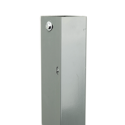 Ducto cuadrado embisagrado 6.5 x 6.5 cm, fabricado en lámina de acero al carbón, hasta 67 cables Cat6, incluye cople con tornillería y 1 knock out por lado Ducto cuadrado embisagrado 6.5 x 6.5 cm, fabricado en lámina de acero al carbón, hasta 67 cables Cat6, incluye cople con tornillería y 1 knock out por lado