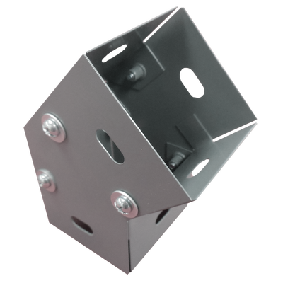 Derivación codo horizontal de 45 grados 65 X 65 mm, fabricado en lámina de acero al carbón