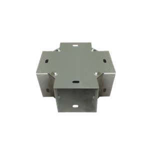 Derivación "X" 65 x 65 mm, fabricado en lámina de acero al carbón Derivación "X" 65 x 65 mm, fabricado en lámina de acero al carbón